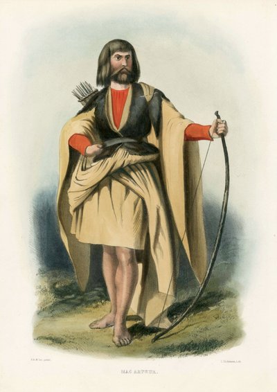 Mac Arthur, de The Clans of the Scottish Highlands, pub. 1845 de Robert Ronald McIan